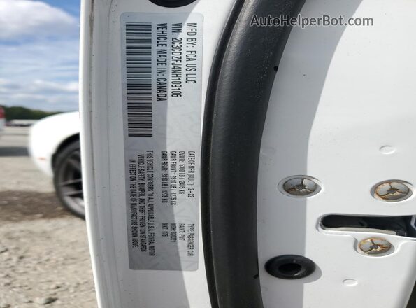 2C3CDZFJ4NH109106 2022 DODGE CHALLENGER Белый Вид подкапотного пространства