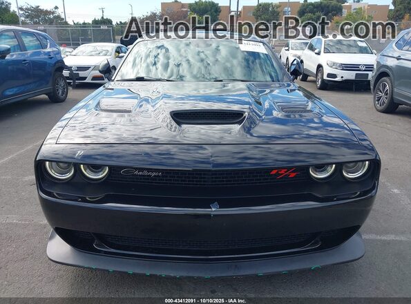 2C3CDZFJ7MH677011 2021 DODGE CHALLENGER Black წინა ხედი