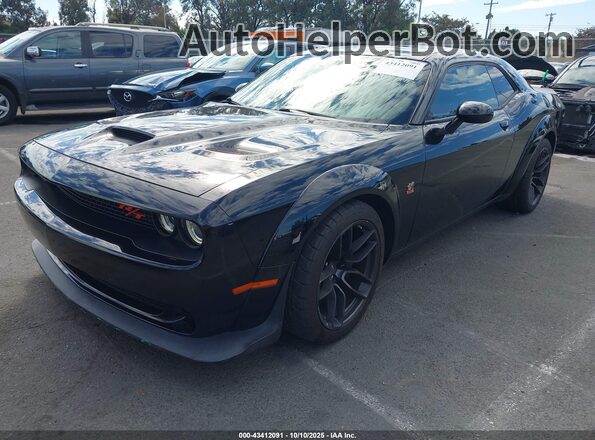 2C3CDZFJ7MH677011 2021 DODGE CHALLENGER Black წინა მარცხენა ხედი სამი მეოთხედიდან
