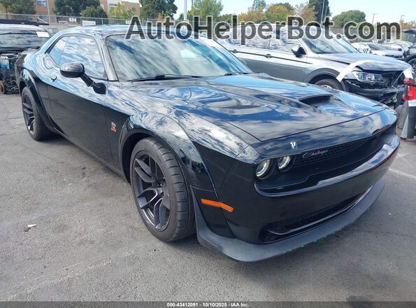 2C3CDZFJ7MH677011 2021 DODGE CHALLENGER Black წინა მარჯვენა