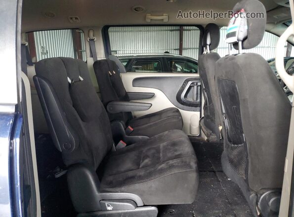 2C4RDGCG7GR210186 2016 DODGE CARAVAN Blue Widok komory silnika