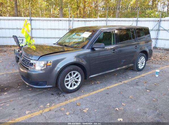 2FMGK5B84HBA02672 2017 FORD FLEX Gray წინა მარცხენა ხედი სამი მეოთხედიდან