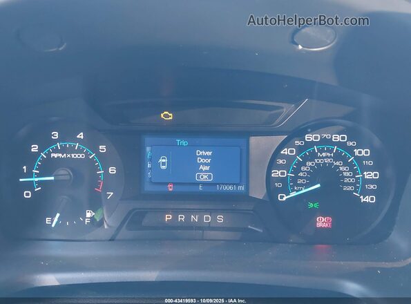 2FMGK5B84HBA02672 2017 FORD FLEX Gray უკანა სავარძლების ხედი