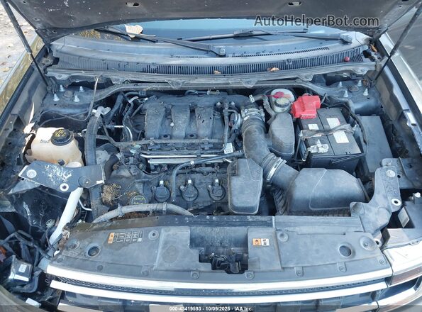 2FMGK5B84HBA02672 2017 FORD FLEX Gray უკანა ხედი