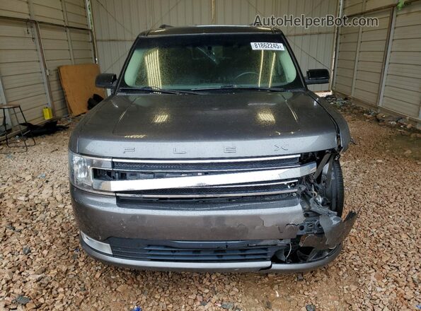 2FMGK5C86HBA05460 2017 FORD FLEX Gray Front view