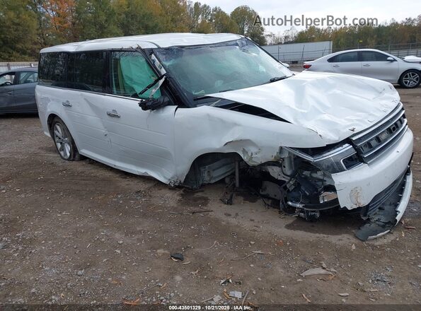 2FMGK5D87JBA07111 2018 FORD FLEX Белый Передняя правая четверть