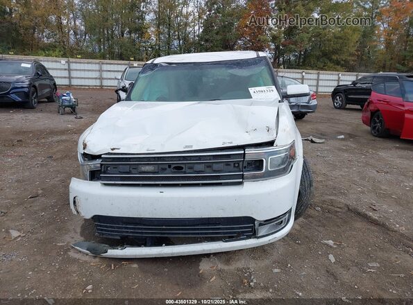 2FMGK5D87JBA07111 2018 FORD FLEX Белый Вид щитка приборов