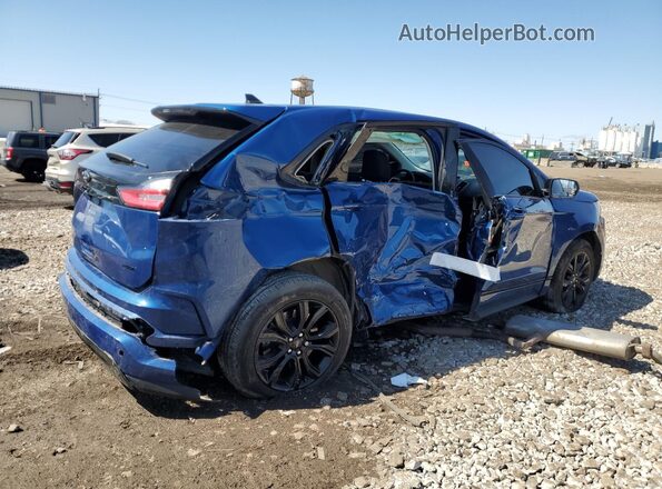 2FMPK4G97PBA18102 2023 FORD EDGE Синий Задняя правая четверть