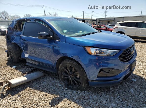 2FMPK4G97PBA18102 2023 FORD EDGE Синий Передняя правая четверть