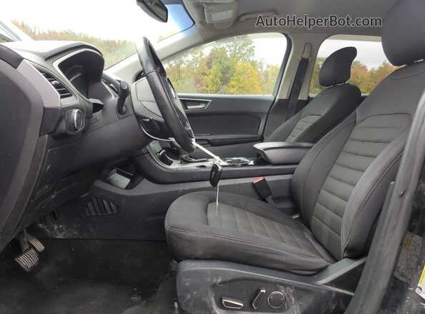 2FMPK4J91JBC24256 2018 FORD EDGE Черный Вид салона спереди