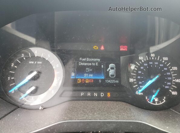 2FMPK4J91JBC24256 2018 FORD EDGE Черный Вид щитка приборов