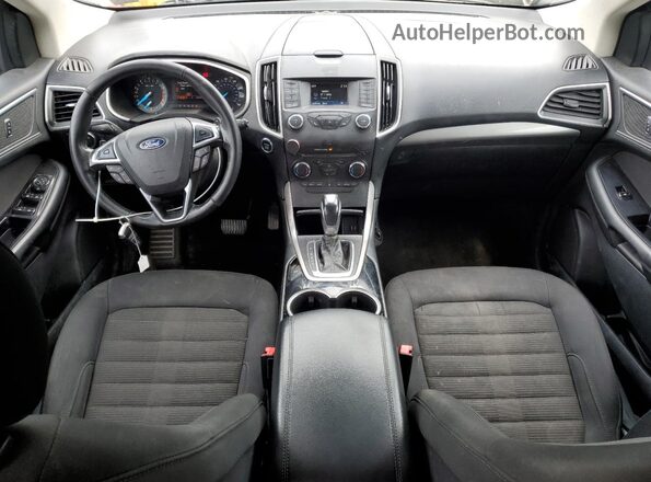 2FMPK4J91JBC24256 2018 FORD EDGE Черный Вид панели приборов