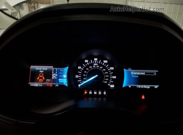 2FMPK4J91PBA28939 2023 FORD EDGE Белый Вид щитка приборов