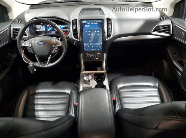 2FMPK4J91PBA28939 2023 FORD EDGE Белый Вид панели приборов