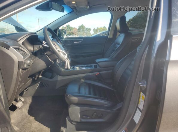 2FMPK4J96NBA10188 2022 FORD EDGE Серый Вид салона спереди