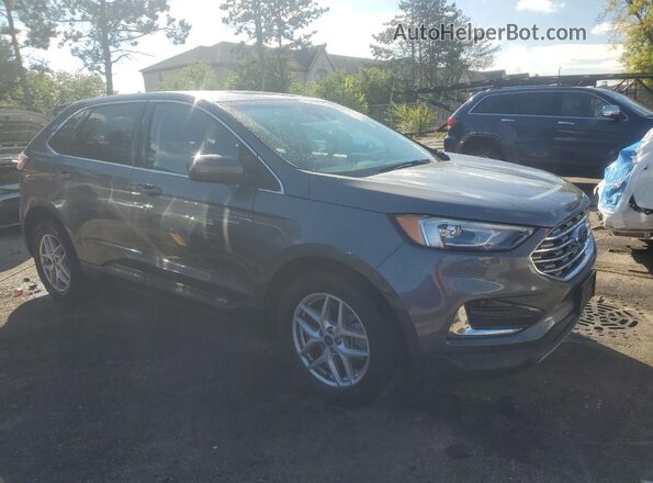 2FMPK4J96NBA10188 2022 FORD EDGE Серый Передняя правая четверть