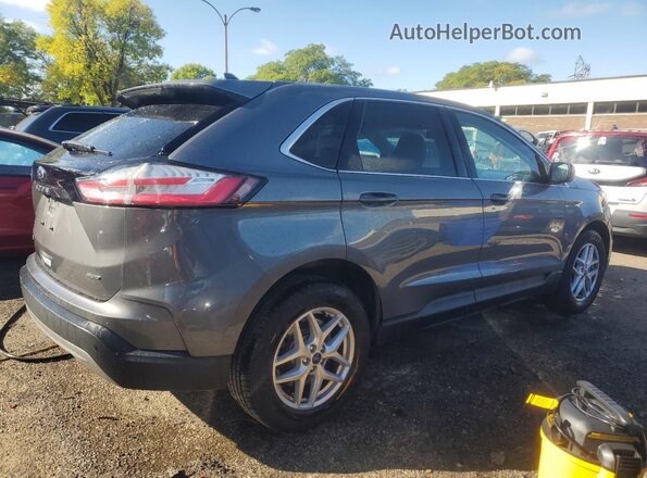 2FMPK4J96NBA10188 2022 FORD EDGE Серый Задняя правая четверть