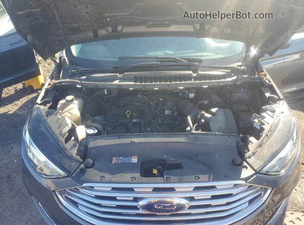 2FMPK4J96NBA10188 2022 FORD EDGE Серый Вид задней части салона