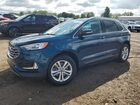 2020 Ford Edge Sel Teal vin: 2FMPK4J98LBA49765