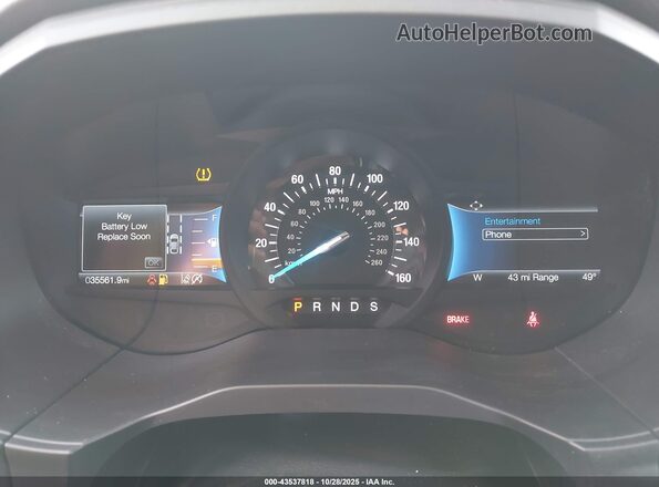 2FMPK4J99NBA36302 2022 FORD EDGE Black უკანა სავარძლების ხედი