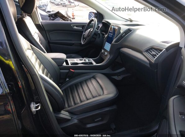 2FMPK4J99NBA36302 2022 FORD EDGE Black წინა სალონის ხედი