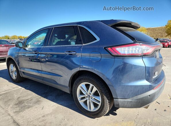 2FMPK4J9XJBC55666 2018 FORD EDGE Синий Задняя левая четверть