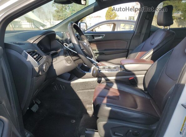 2FMPK4K90NBA20844 2022 FORD EDGE White Front interior view