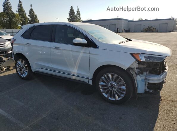 2FMPK4K90NBA20844 2022 FORD EDGE White Front right