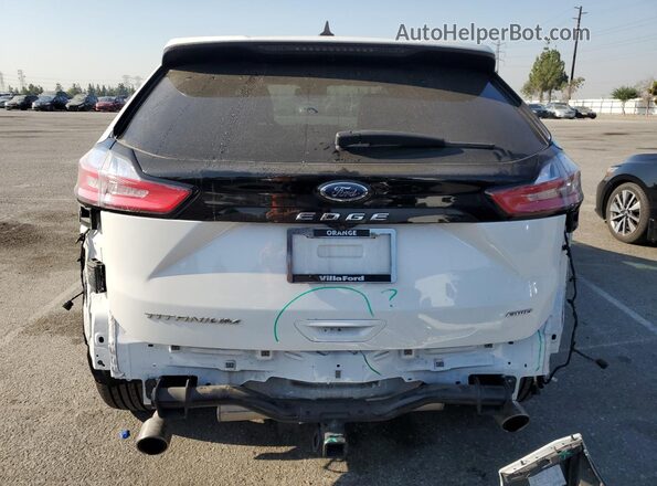 2FMPK4K90NBA20844 2022 FORD EDGE White Rear view