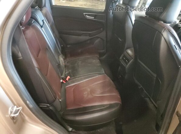 2FMPK4K94LBB09250 2020 FORD EDGE Желто-коричневый Вид задней части салона