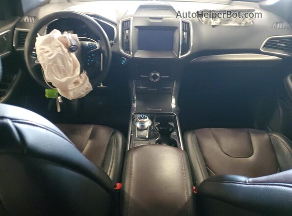 2FMPK4K94LBB09250 2020 FORD EDGE Желто-коричневый Вид панели приборов