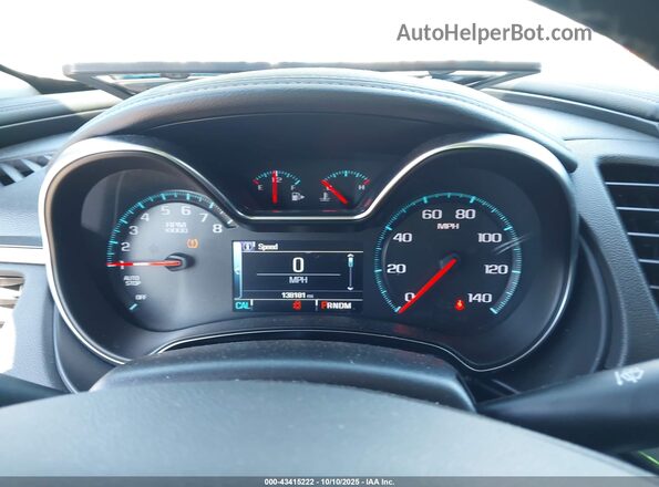 2G1105SA6H9152818 2017 CHEVROLET IMPALA Серебряный Вид задних сидений