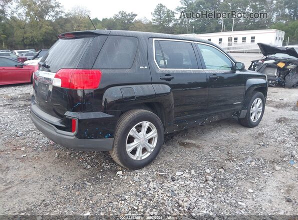 2GKALMEK9H6315366 2017 GMC TERRAIN Черный Задняя правая четверть