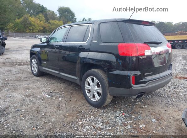 2GKALMEK9H6315366 2017 GMC TERRAIN Черный Задняя левая четверть