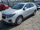 2022 Chevrolet Equinox Lt Silver vin: 2GNAXJEV9N6137096