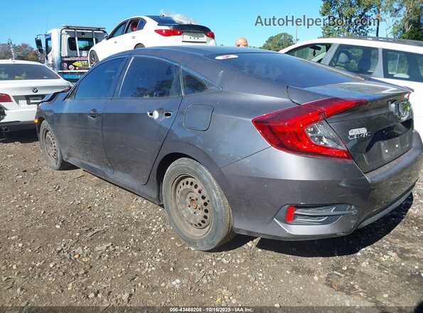 2HGFC2F54JH502332 2018 HONDA CIVIC Серый Задняя левая четверть