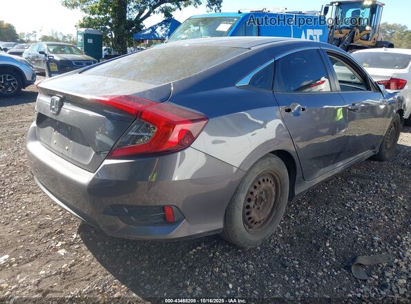 2HGFC2F54JH502332 2018 HONDA CIVIC Серый Задняя правая четверть