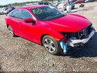 2020 Honda Civic Lx Red vin: 2HGFC2F69LH563509