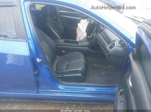 2HGFC2F82KH601324 2019 HONDA CIVIC Синий Вид салона спереди