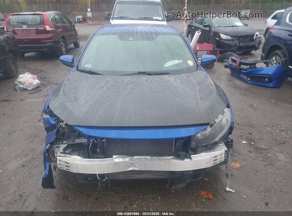2HGFC2F82KH601324 2019 HONDA CIVIC Синий Вид задней части салона
