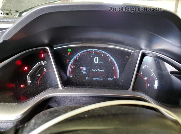 2HGFC2F8XMH500888 2021 HONDA CIVIC Серый Вид щитка приборов