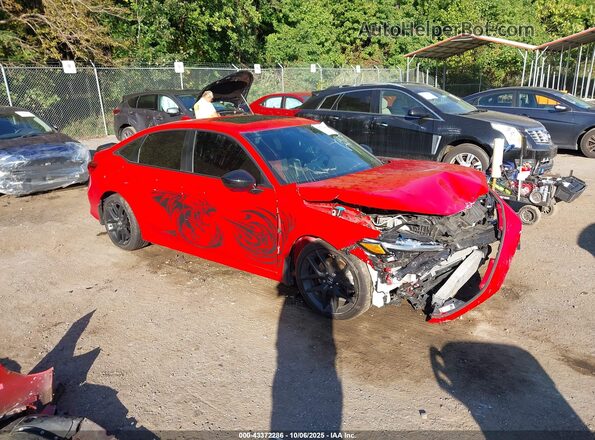 2HGFE1E54PH475986 2023 HONDA CIVIC SI Красный Передняя правая четверть
