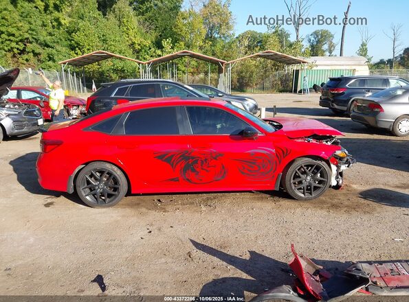 2HGFE1E54PH475986 2023 HONDA CIVIC SI Красный Вид щитка приборов