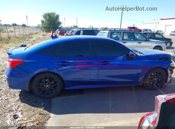 2HGFE1E56PH472944 2023 HONDA CIVIC SI Синий Вид задней части салона