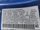 2023 Honda Civic Si Sedan Синий vin: 2HGFE1E56PH472944