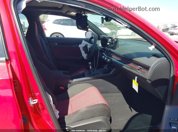2HGFE1E56TH470105 2026 HONDA CIVIC SI Красный Вид салона спереди