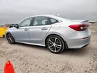 2022 Honda Civic Touring Синий vin: 2HGFE1F96NH308690