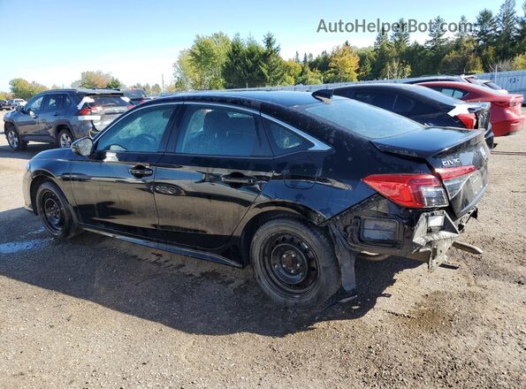 2HGFE2F37NH122447 2022 HONDA CIVIC Black Rear left