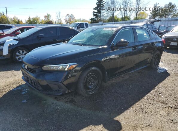 2HGFE2F37NH122447 2022 HONDA CIVIC Black Front left