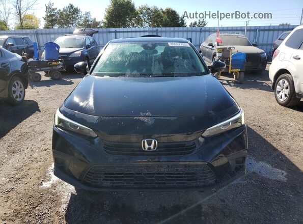 2HGFE2F37NH122447 2022 HONDA CIVIC Black Front view